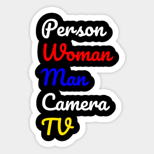 person woman man camera tv Sticker